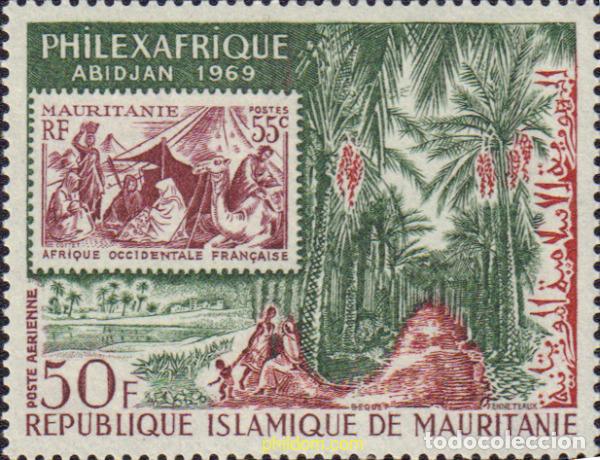 Sellos: 28941 MNH MAURITANIA 1969 EXPOSICION FILATELICA PHILEXAFRIQUE EN ABIDJAN.