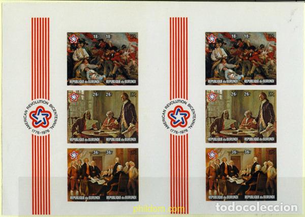 Sellos: 202324 MNH BURUNDI 1976 BICENTENARIO DE LOS ESTADOS UNIDOS