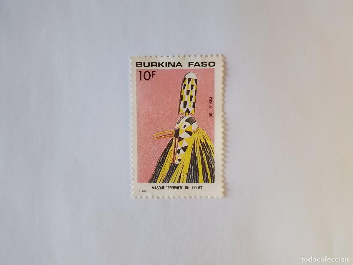 Sellos: A&Ntilde;O 1988 BURKINA FASO SELLO USADO