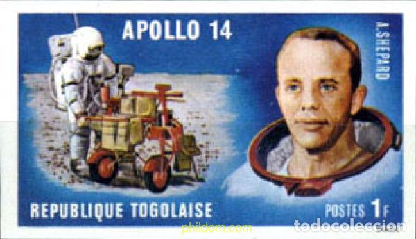 Sellos: 243972 MNH TOGO 1971 APOLO XIV