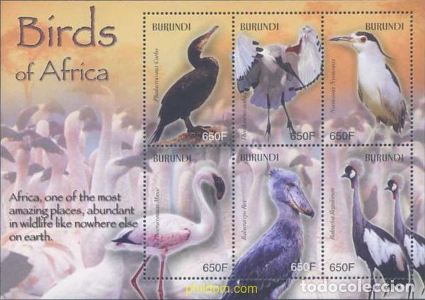 Sellos: 639072 MNH BURUNDI 2004 FAUNA - AVES