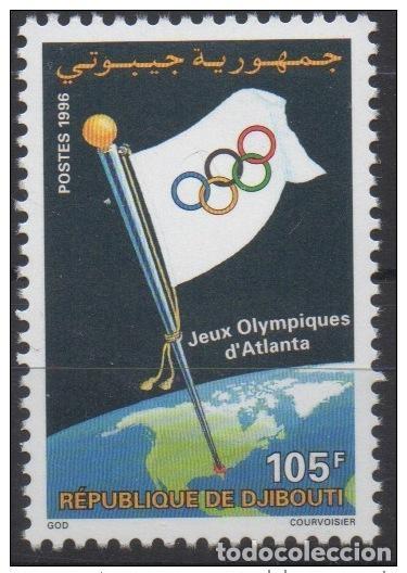 Sellos: Yibuti 1996 Mi. 624 ** nueve Juegos Ol&iacute;mpicos de MNH JO Atlanta USA &iexcl;RARO!