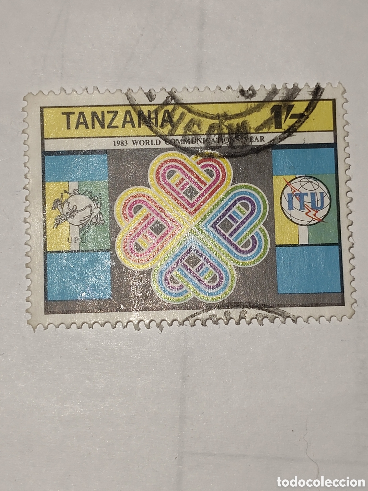 Sellos: Sello de Tanzania a&ntilde;o mundial de las comunicaciones 1983