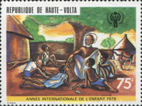 Sellos: 370421 MNH ALTO VOLTA 1979 A&Ntilde;O INTERNACIONAL DEL NI&Ntilde;O
