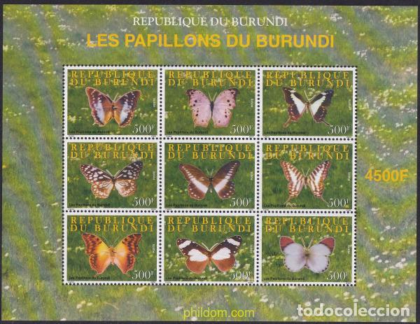 Selos: 268641 MNH BURUNDI 2009 MARIPOSAS