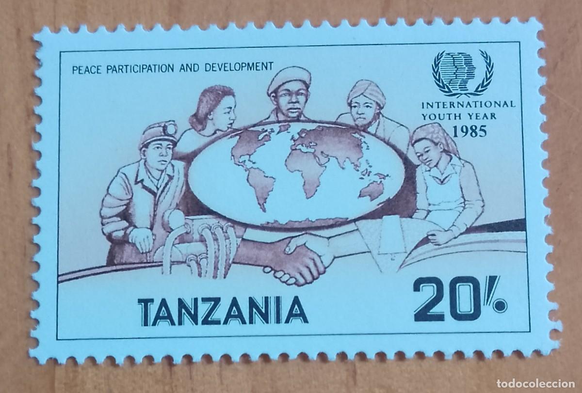 Timbres: TANZANIA - V/F 20 - A&Ntilde;O INTERNACIONAL DE LA JUVENTUD - VER DESCRIPCI&Oacute;N