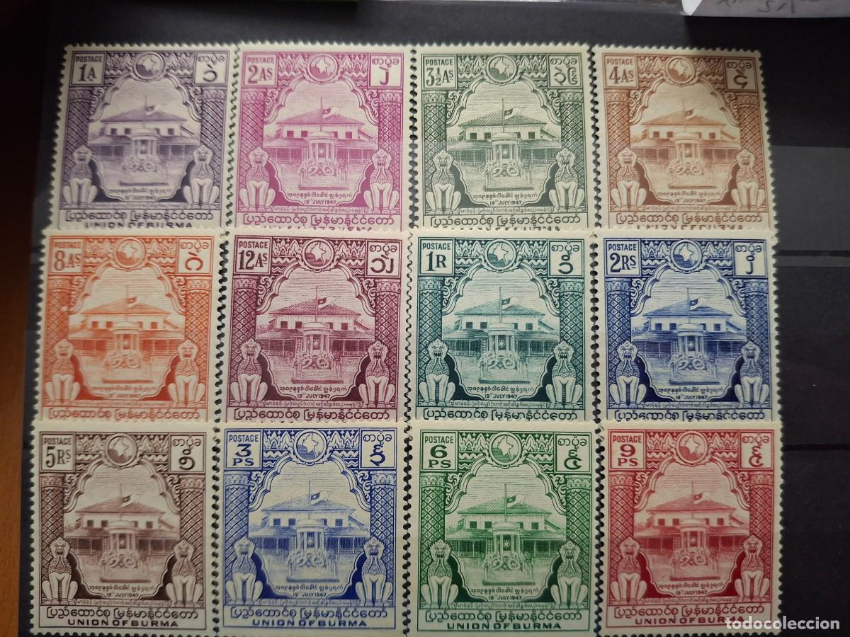 Sellos: HB1638 GRANDES SERIES MUNDIALES sellos en NUEVO** BIRMANIA Yvert 21/32