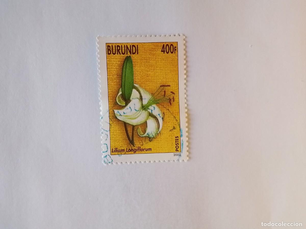 Briefmarken: A&Ntilde;O 2002 BURUNDI SELLO USADO