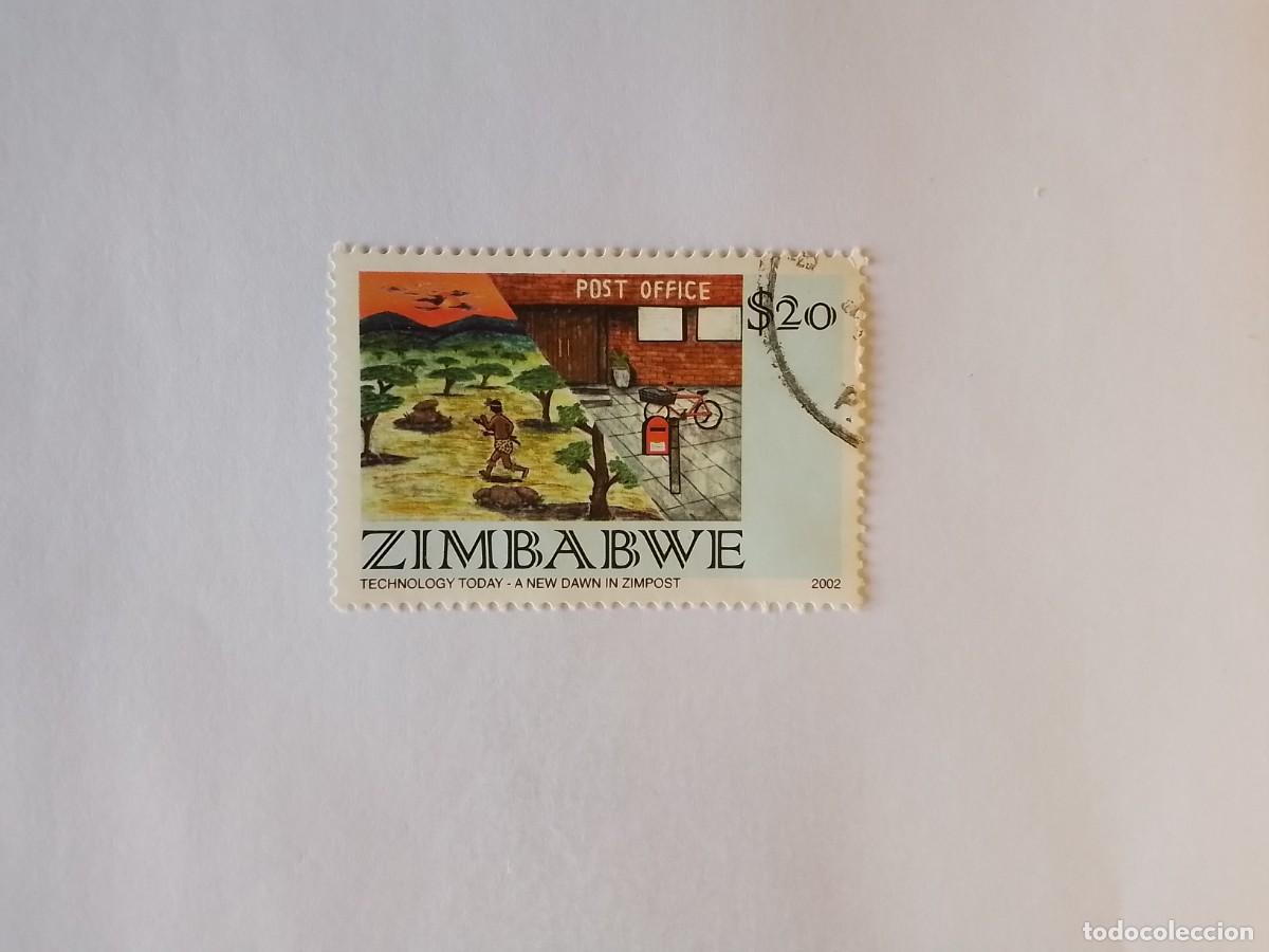 Briefmarken: A&Ntilde;O 2002 ZIMBABUE SELLO USADO