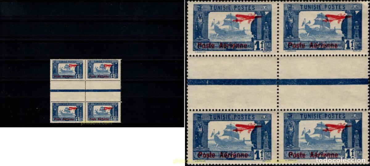 Briefmarken: 796486 MNH TUNEZ 1927 SOBRECARGADOS. A&eacute;REOS.