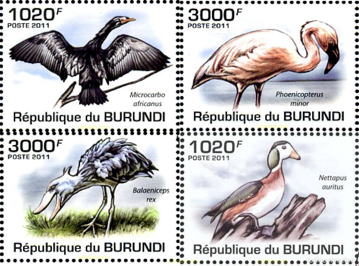 Briefmarken: 277839 MNH BURUNDI 2011 AVES