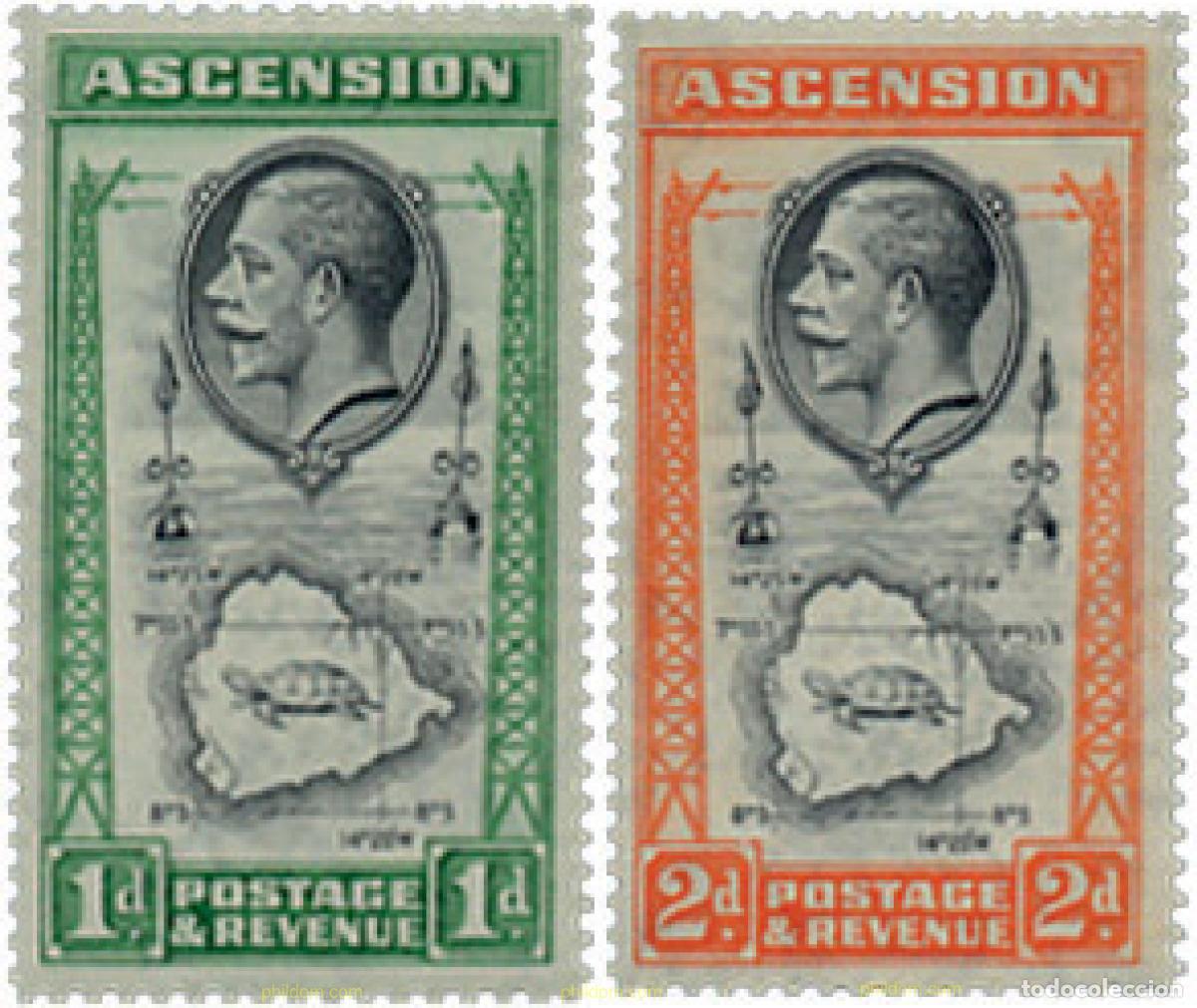 Briefmarken: 796505 MNH ASCENSION 1934 MOTIVOS VARIOS. REY JORGE V