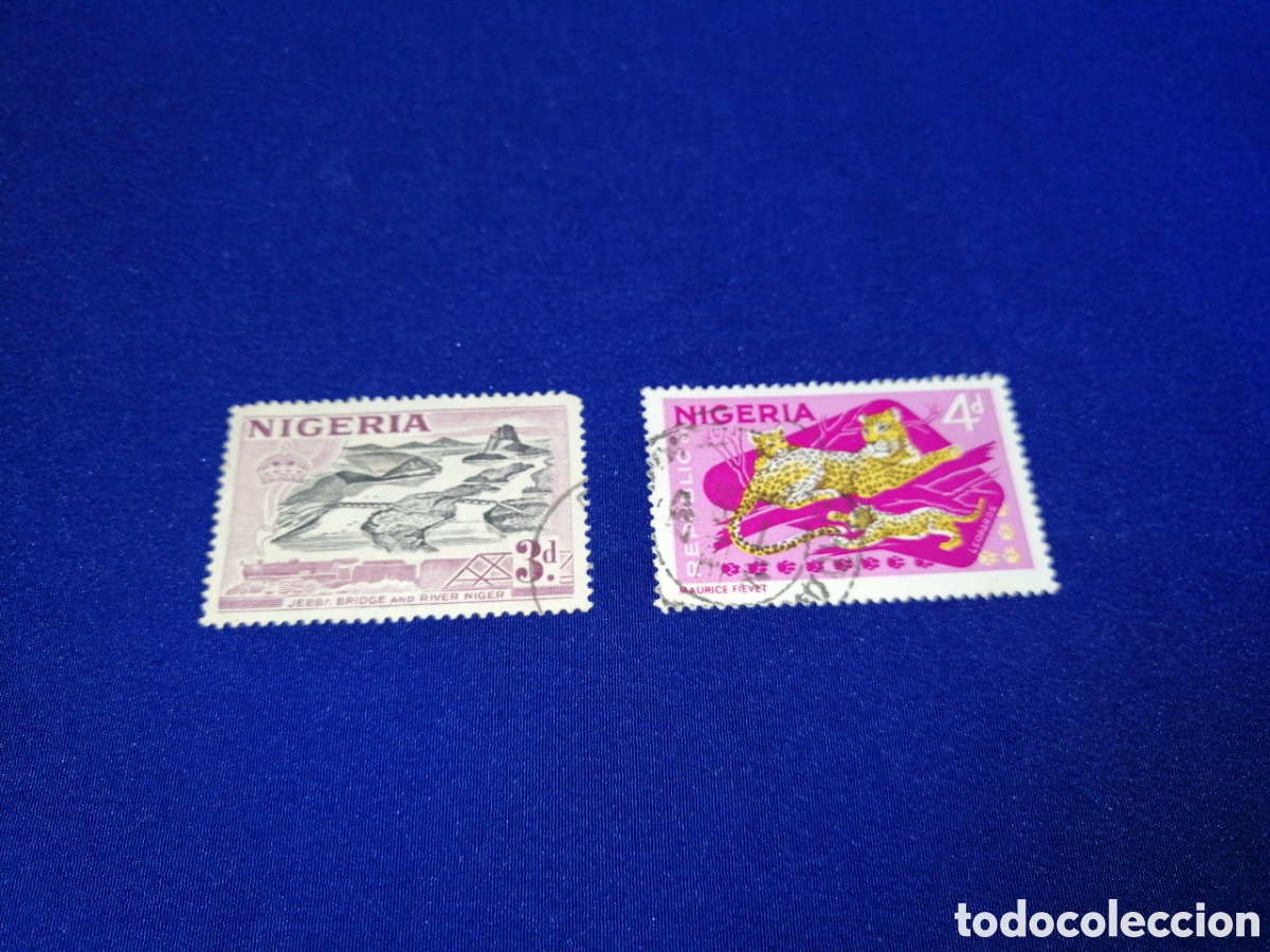Briefmarken: NIGERIA LOTE SELLOS USADOS MATASELLADOS