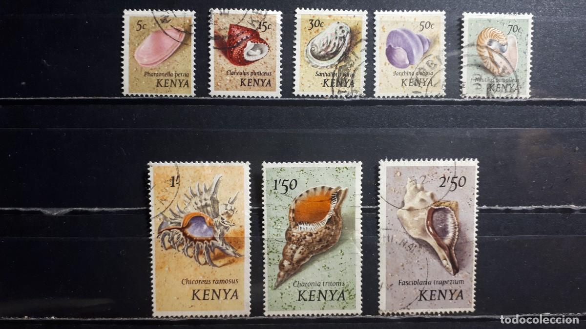 Selos: KENIA. A&Ntilde;O 1971. &deg;. YVERT 34/6, 38, 40, 42/5.