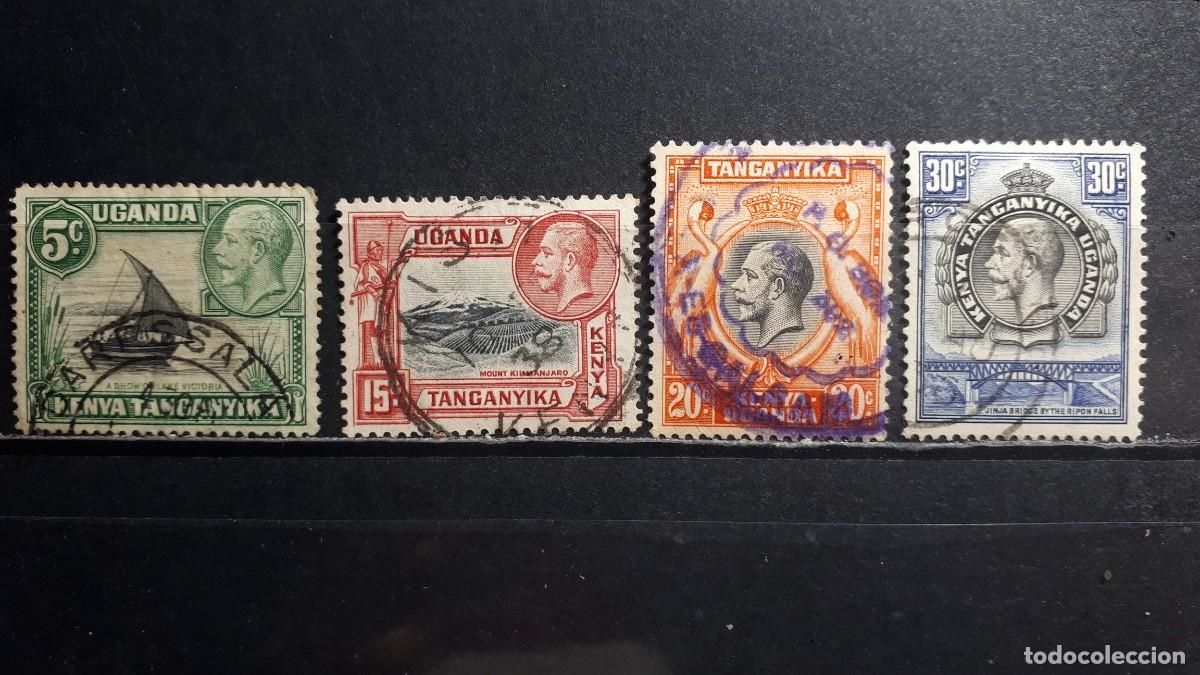 Selos: KENIA, UGANDA, TANGANIKA. A&Ntilde;O 1935. &deg;. YVERT 34,36/8