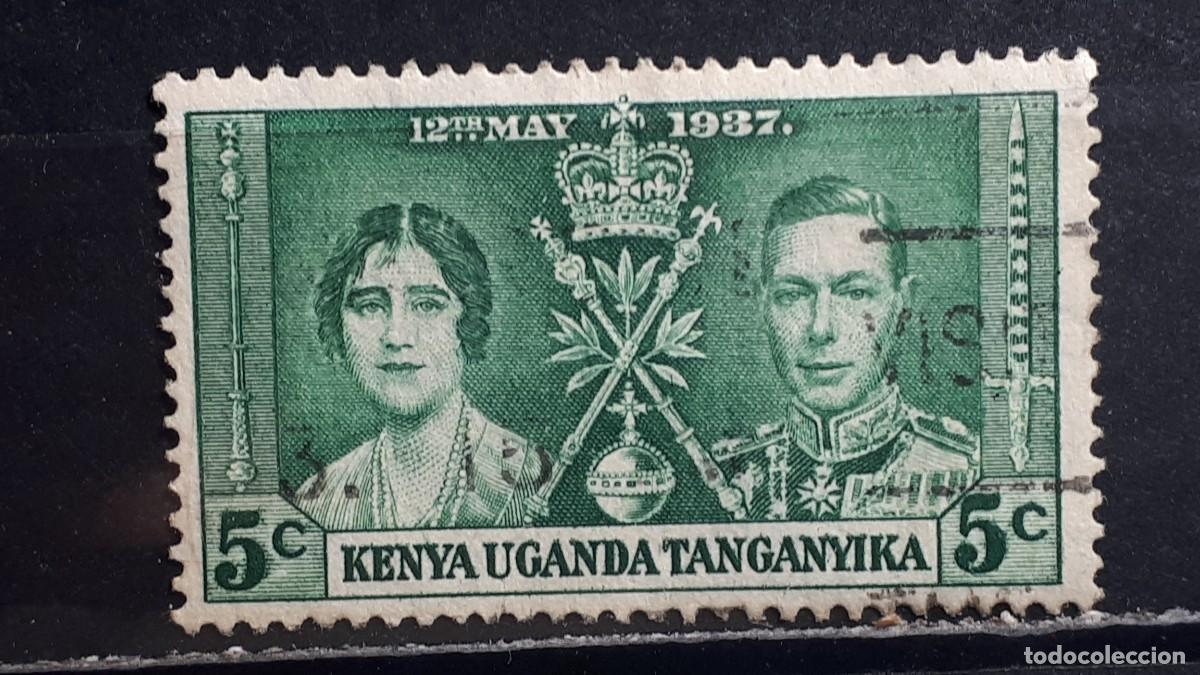 Selos: KENIA, UGANDA, TANGANIKA. A&Ntilde;O 1937. &deg;. YVERT 47