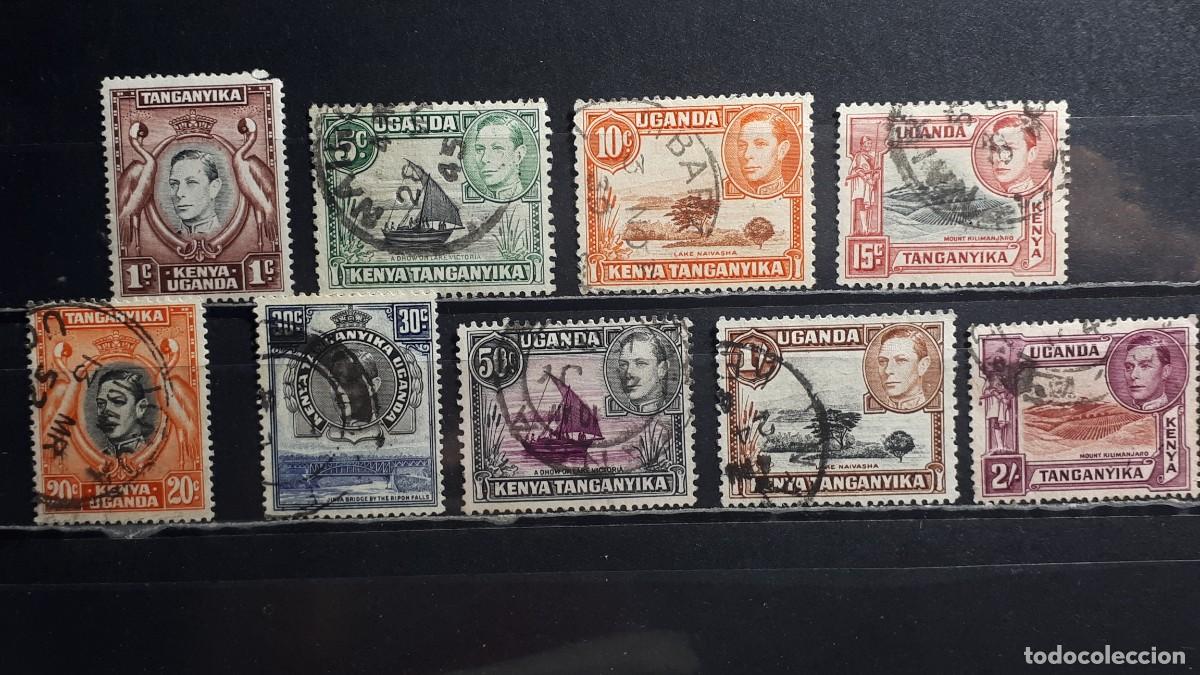Selos: KENIA, UGANDA, TANGANIKA. A&Ntilde;O 1938. &deg;. YVERT 50/8