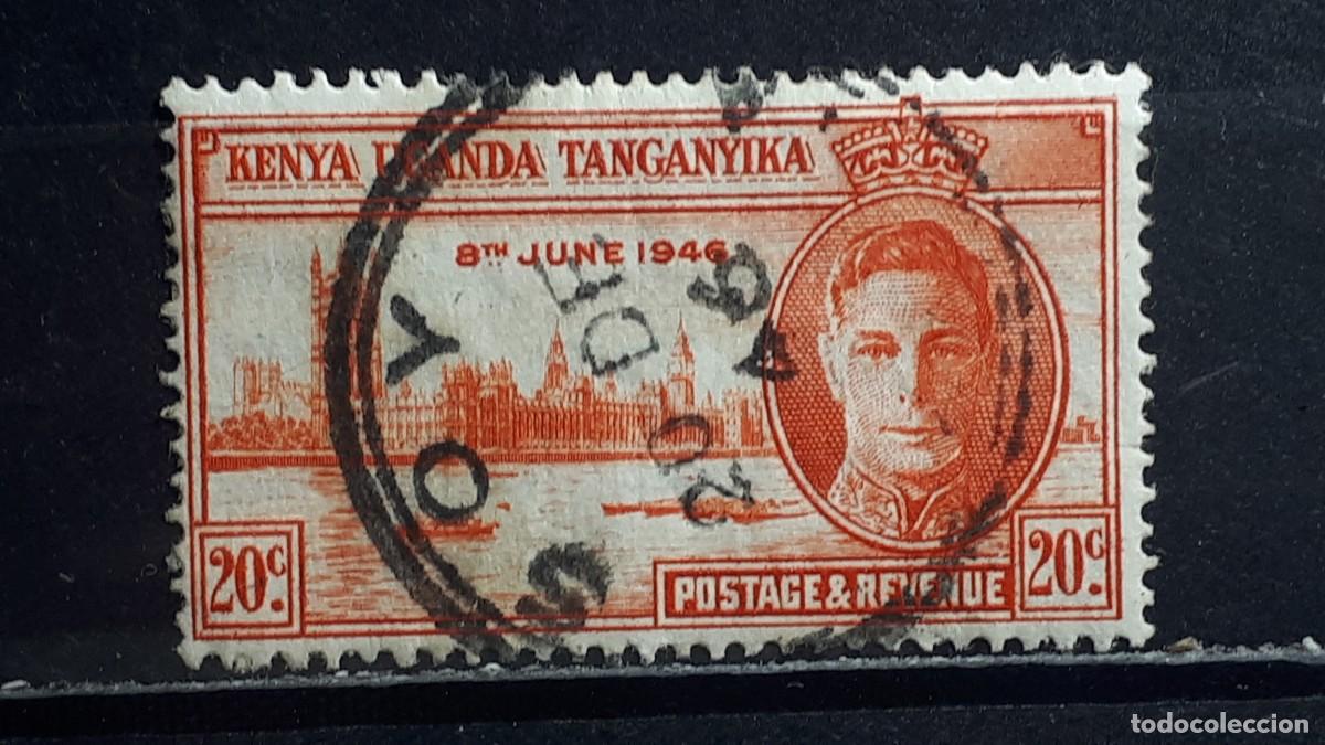 Selos: KENIA, UGANDA, TANGANIKA. A&Ntilde;O 1946. &deg;. YVERT 71