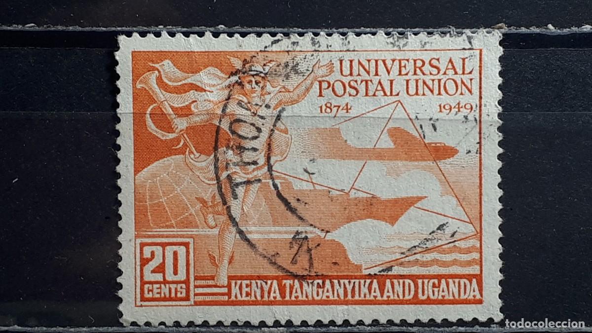 Selos: KENIA, UGANDA, TANGANIKA. A&Ntilde;O 1949. &deg;. YVERT 77