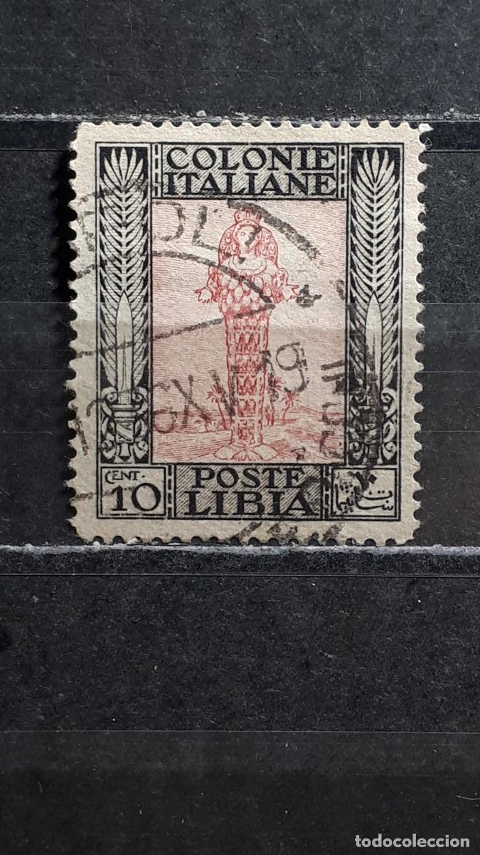 Timbres: LIBIA. COLONIA ITALIANA. &deg;. A&Ntilde;O 1921. YVERT 25