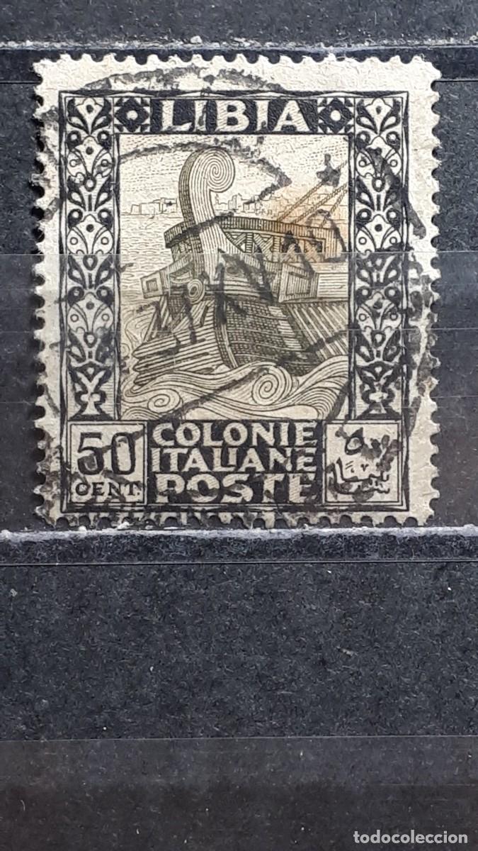 Timbres: LIBIA. COLONIA ITALIANA. &deg;. A&Ntilde;O 1921. YVERT 29