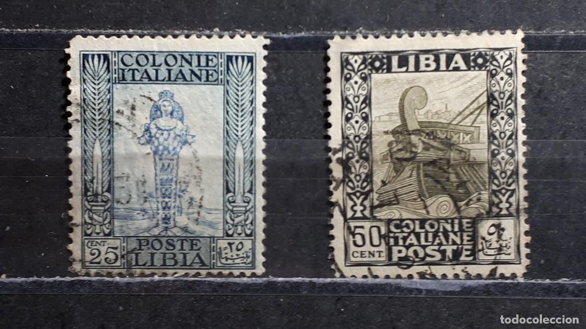 Stamps: LIBIA. COLONIA ITALIANA. &deg;. A&Ntilde;O 1924-40. YVERT 49, 51
