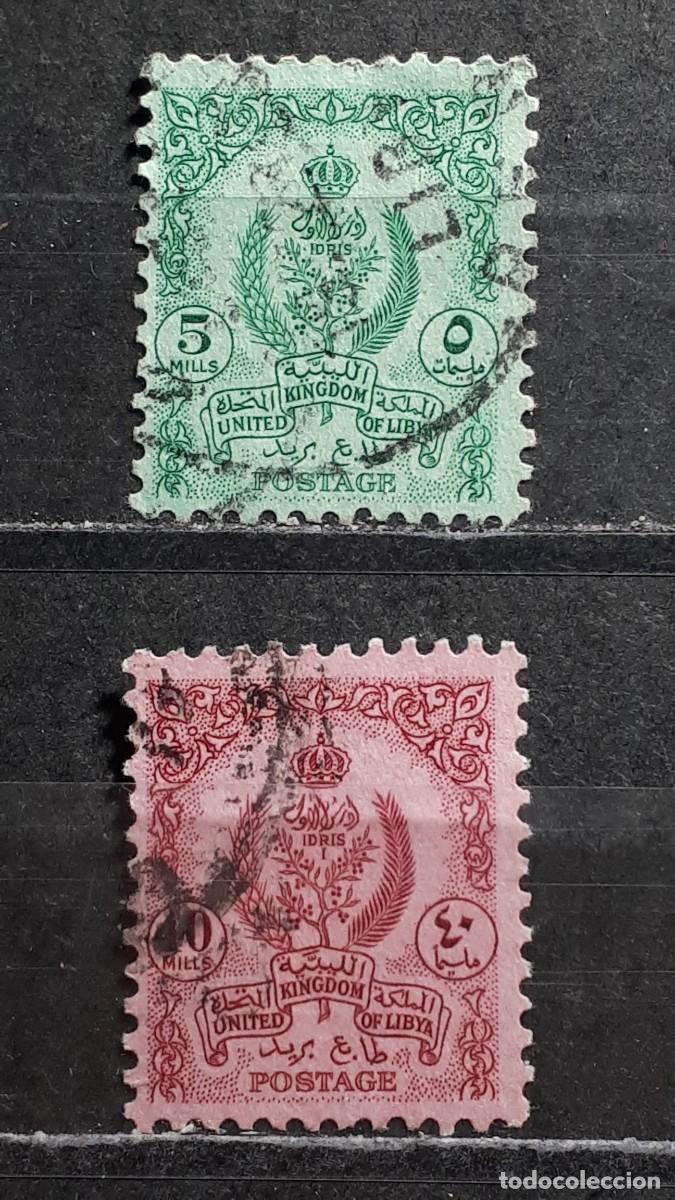 Briefmarken: LIBIA. &deg;. A&Ntilde;O 1948-57. YVERT 145, 151