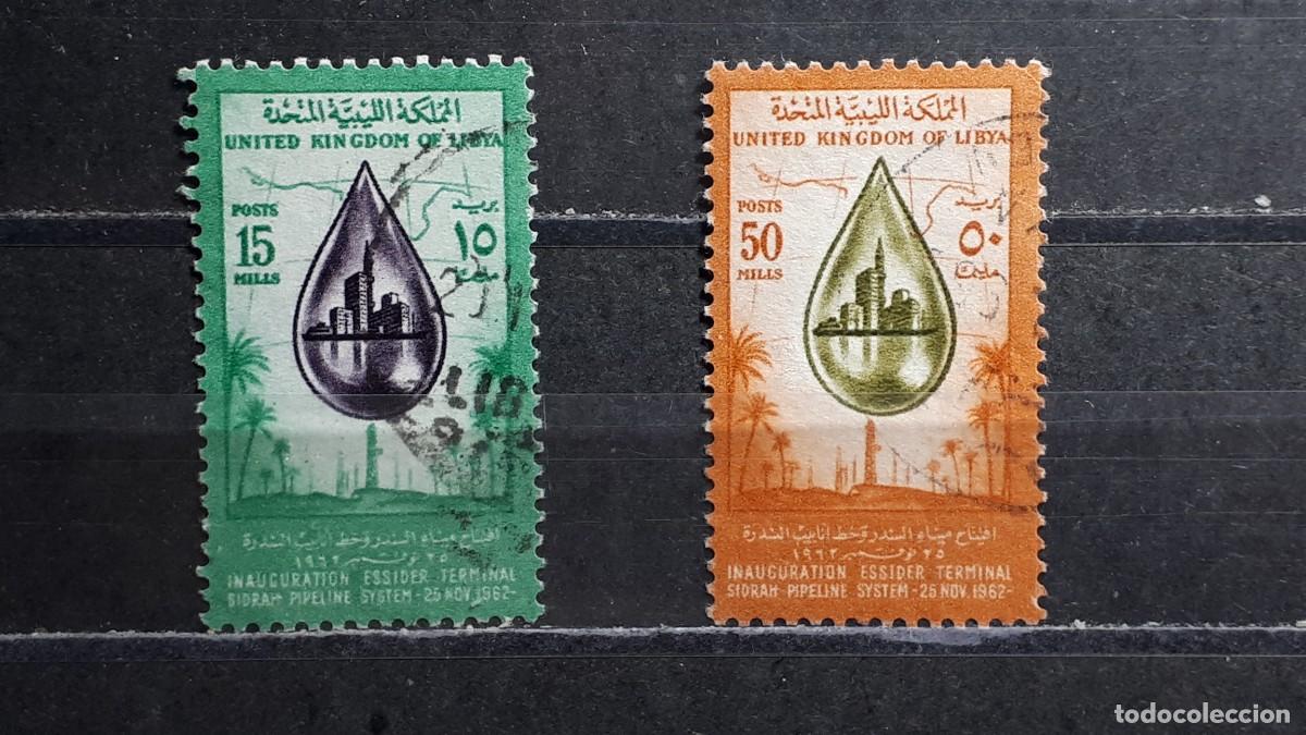 Timbres: LIBIA. &deg;. A&Ntilde;O 1962. YVERT 214/5