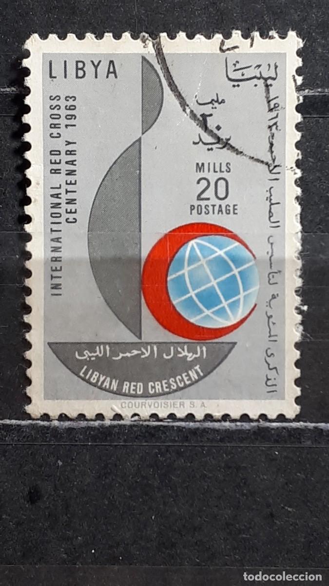 Sellos: LIBIA. &deg;. A&Ntilde;O 1963. YVERT 218 - Foto 1