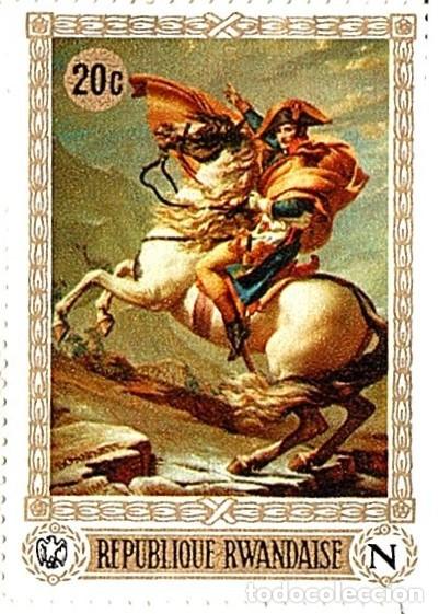 Briefmarken: Ruanda. Bicentenario Nacimiento Napole&oacute;n. 1969. YT-322. Nuevos con goma