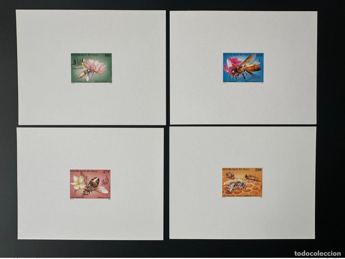 Briefmarken: Mali 1987 Mi. 1097 - 1100 prueba de lujo Abeilles Bienen Bees