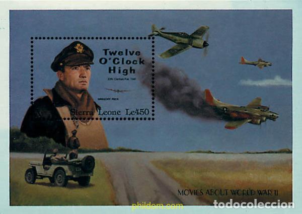 Francobolli: 290249 MNH SIERRA LEONA 1991 PELICULAS DE LA SEGUNDA GUERRA MUNDIAL
