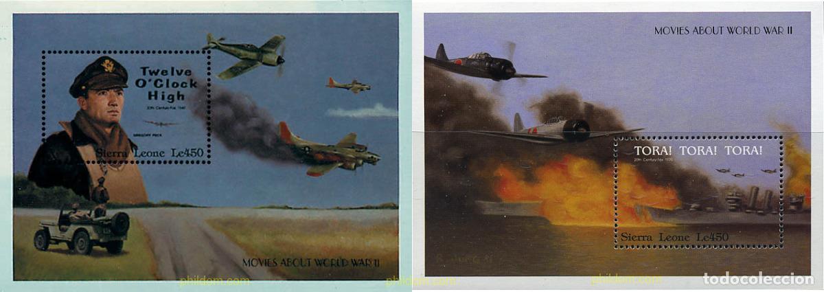Francobolli: 796812 MNH SIERRA LEONA 1991 PELICULAS DE LA SEGUNDA GUERRA MUNDIAL