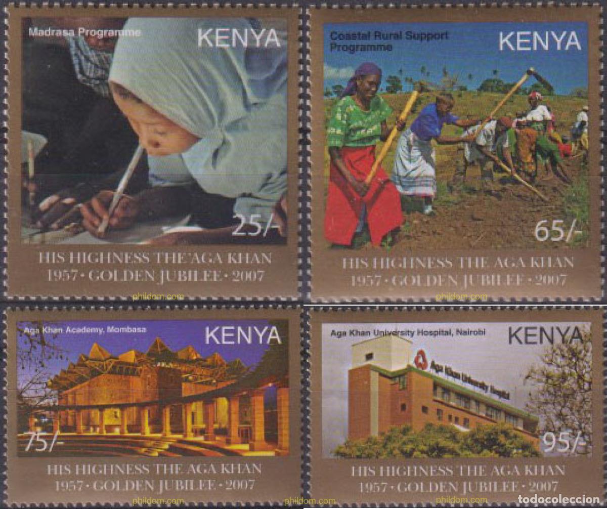 Sellos: 228334 MNH KENIA 2008 PERSONAJES. HOMENAJE A LOS HEROES