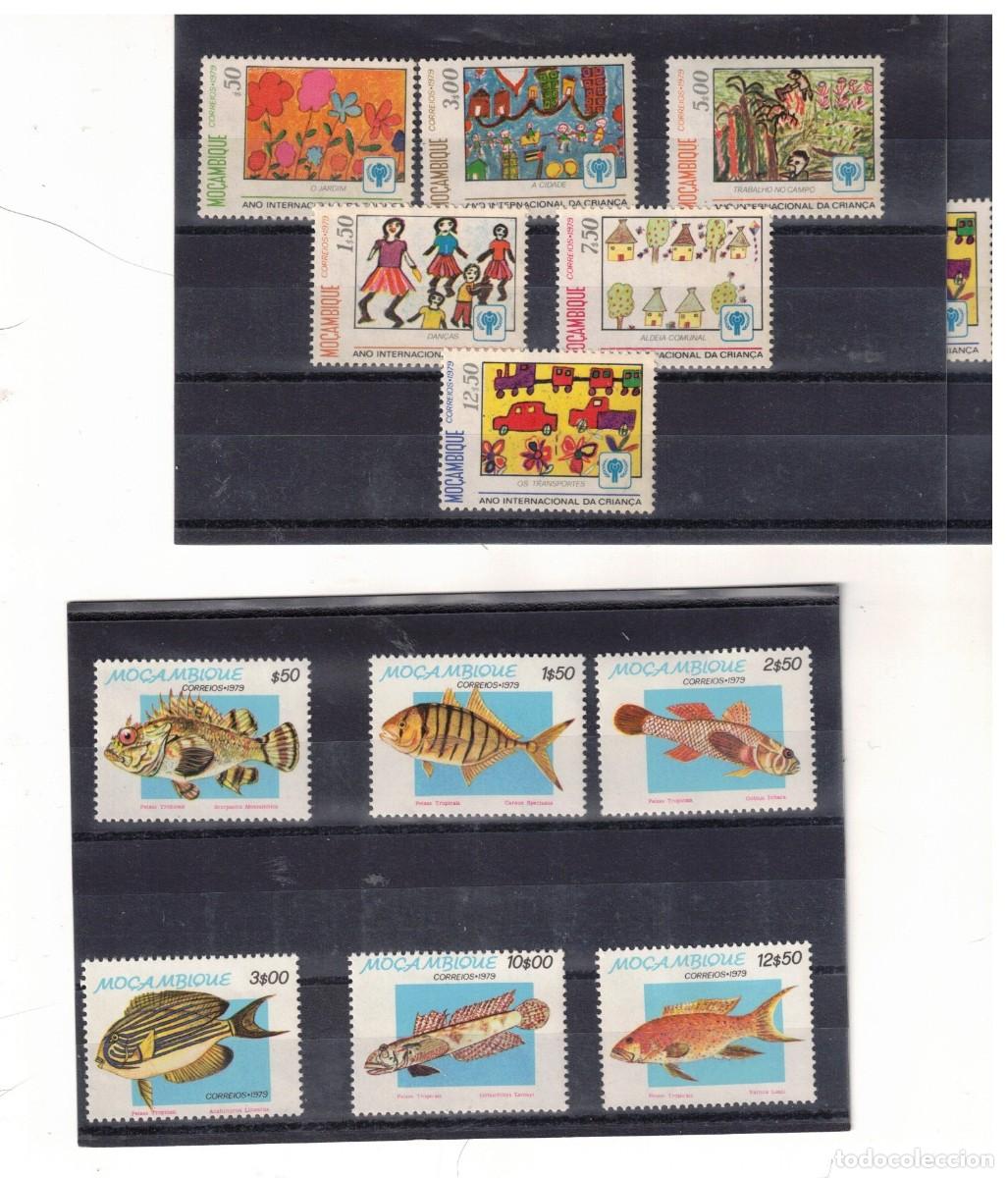 Stamps: Mozambique. Conjunto de * series nuevas con diversos temas