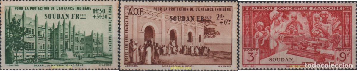 Stamps: 628917 MNH SUDAN FRANCES 1942 PROTECCION A LA INFANCIA INDIGENA