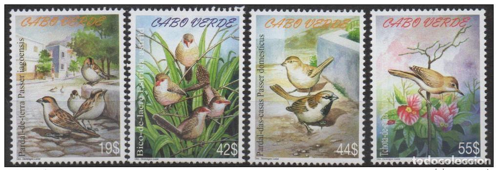 Francobolli: Cabo Verde 2005 - Aves P&aacute;jaros Singv&ouml;gel Fauna Mi. 876 879 4 val. 5 MM