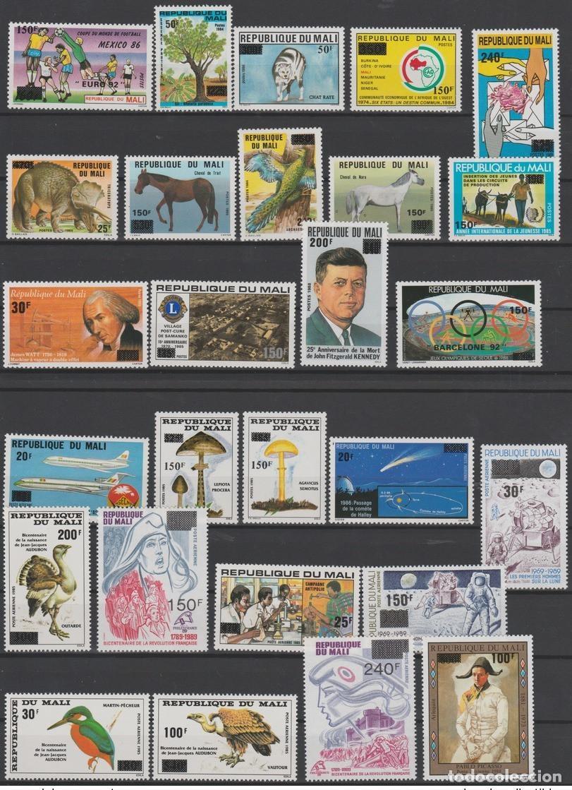 Stamps: Mali 1992 Mi. 1146/72 Copa Mundial de f&uacute;tbol hongos Barcelona ol&iacute;mpica OVERLOAD