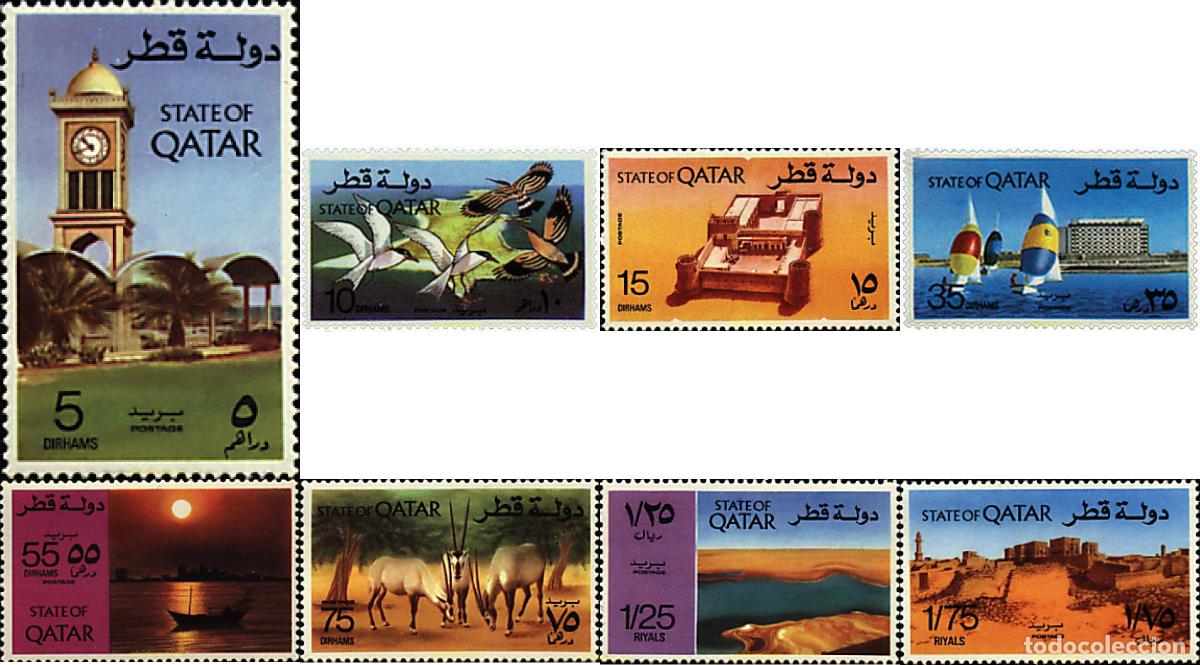 Sellos: 32977 MNH QATAR 1974 PAISAJES DE QATAR