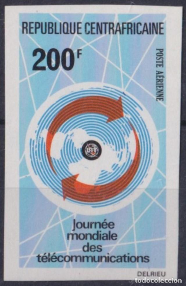 Sellos: F-EX55902 CENTRAL AFRICA REP MNH 1977 IMPERF IUT INTERNATIONAL TELECOMMUCATIONS DAY.