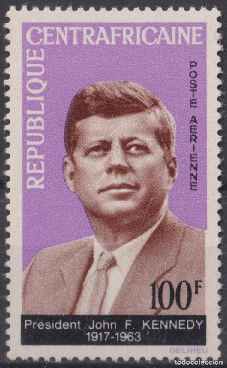 Sellos: F-EX58636 CENTRAL AFRICA REP MNH 1964 FAMOUS PEOPLES PRESIDENT JOHN F. KENNEDY.