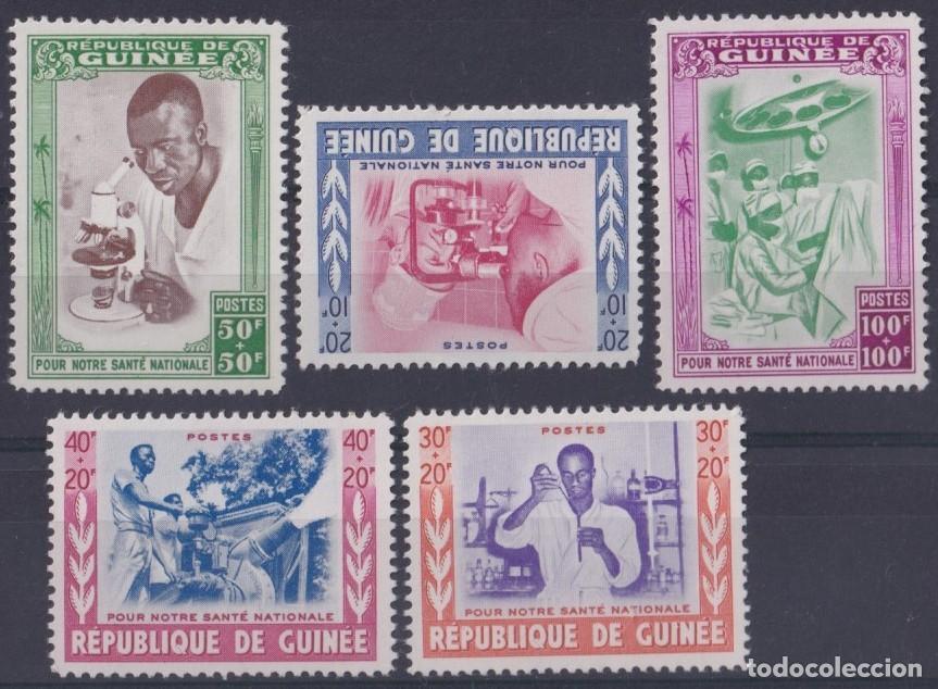 Sellos: F-EX57419 GUINEA MNH 1960 MEDICINE HEALTH INVESTIGATIONS & DEVELOPMENTS.