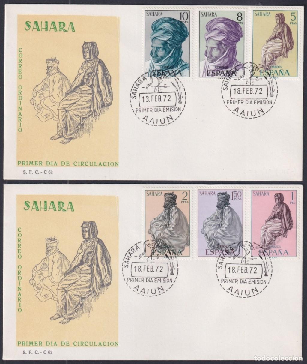 Sellos: F-EX64109 SPANISH SAHARA 1972 FDC INDIGENOUS TIPES.