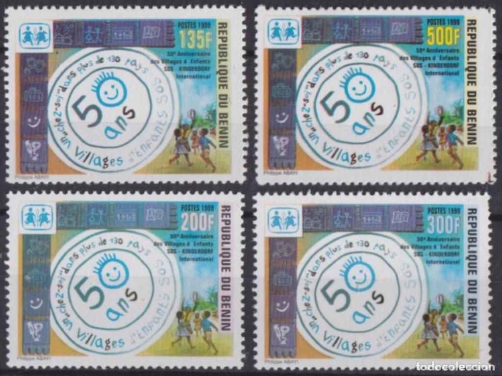 Sellos: F-EX60065 BENIN MNH 1999 50&ordm; ANNIV SOS CHILDREN&acute;S VILLAGE.