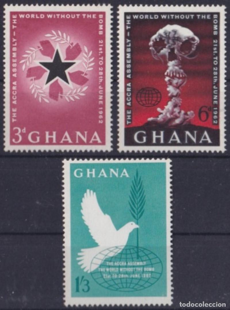 Sellos: F-EX57477 GHANA MNH 1962 ACCRA PEACE CONFERENCE WHITHOUT ATOMIC BOM.