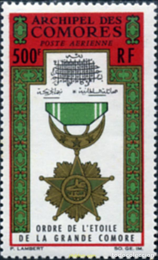Sellos: 343879 MNH COMORES 1964 ORDEN DE LA ESTRELLA