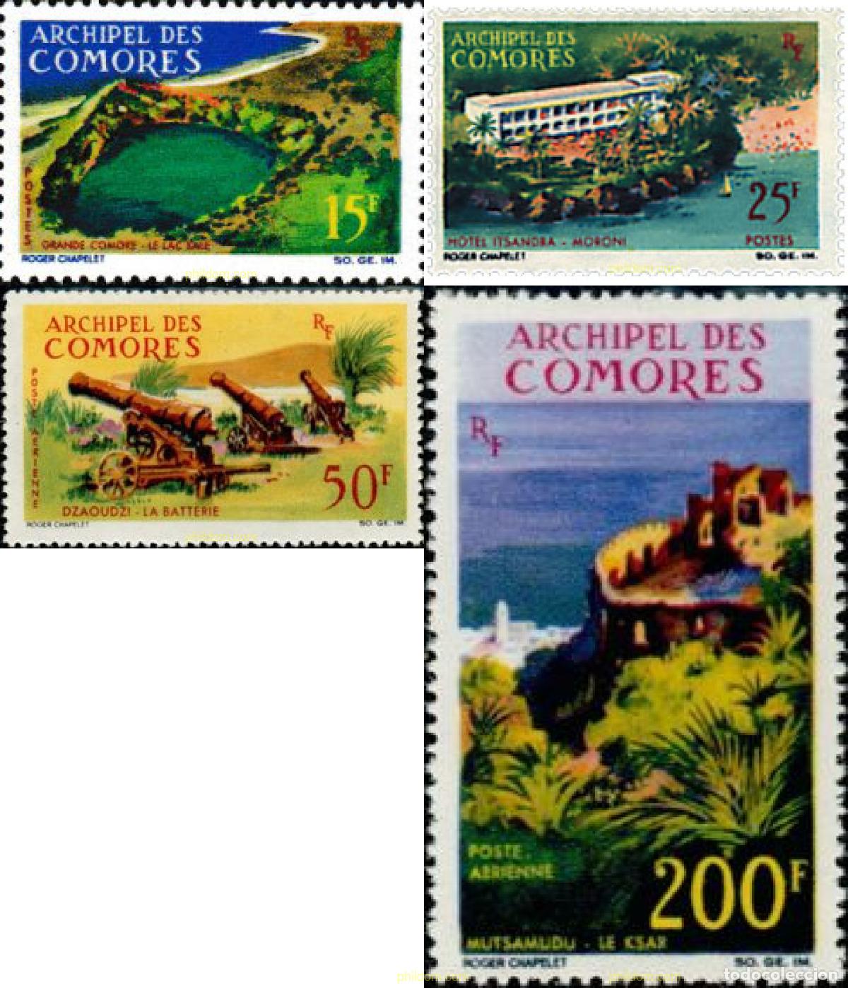 Sellos: 73010 MNH COMORES 1966 TURISMO