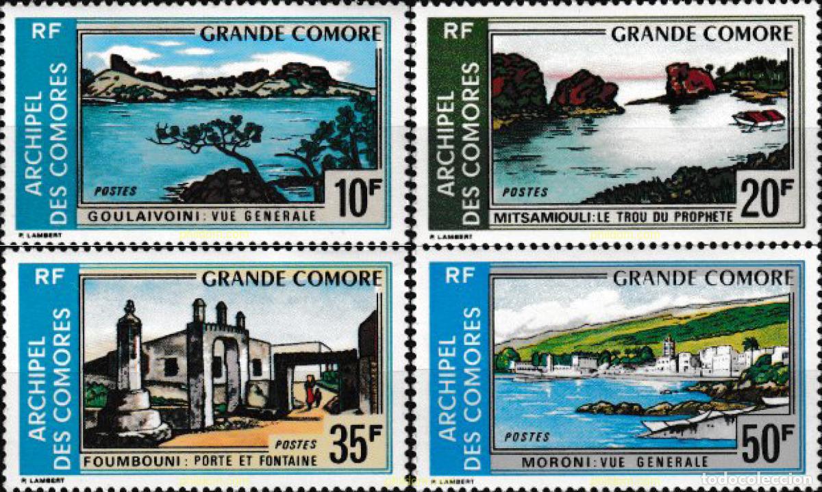Sellos: 643490 MNH COMORES 1973 VISTAS DEL ARCHIPIELAGO