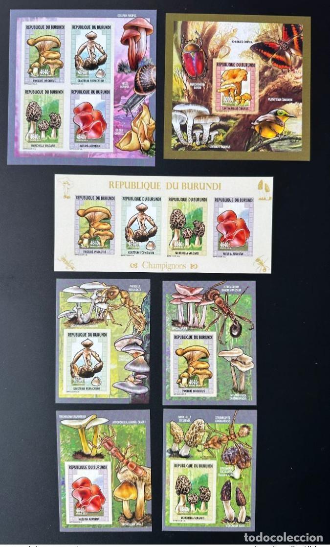 Sellos: Burundi 2014/2015 Mi. 3573 - 3577 Bl. 562 566 ND Mariposas