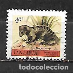 Sellos: 1980: TANZANIA Fauna - Mangosta rayada (usado)